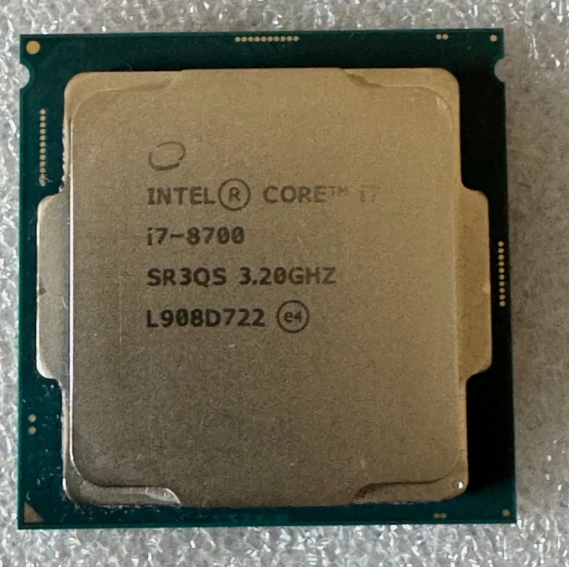 Core i7 8th Gen. LGA 1151/H4 Socket Type Computer Processors (CPUs