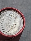Stunning Au+1907& 1875 Indian Head Penny Ends Of Lincoln Wheat Cent Roll