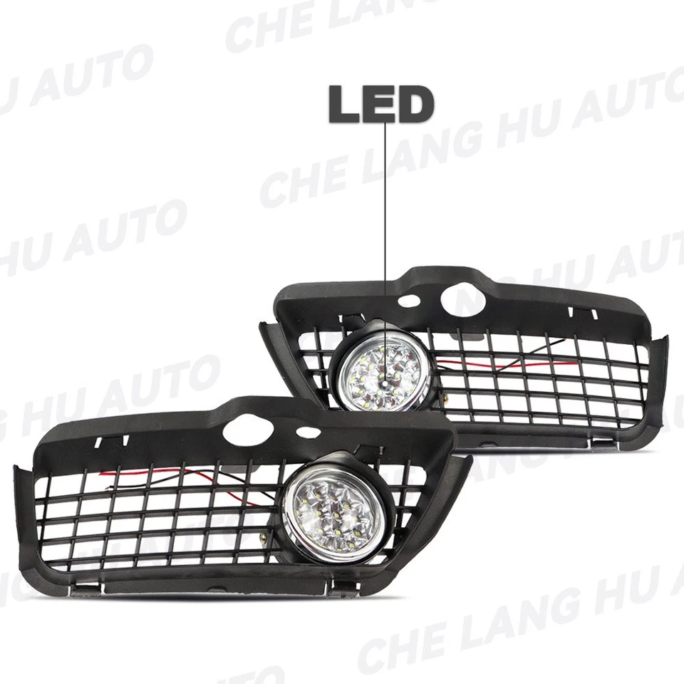 Juego de pares de luces antiniebla LED + parachoques delantero para Volkswagen Golf 3 1993-1997 Foto 3 de 4