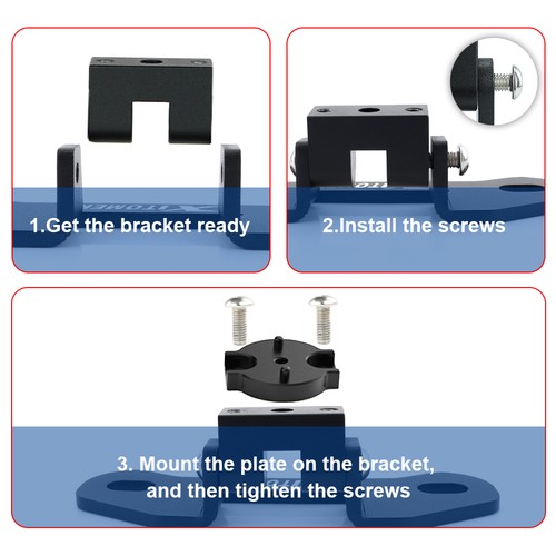 Soporte de montaje GPS de aluminio negro apto para Kawasaki Eliminator 500 450 2024-2025 - Imagen 8 de 24