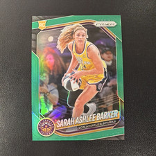 Panini 2025 Prizm WNBA Sarah Ashlee Barker RC #31 Los Angeles Sparks Green Prizm