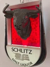 Schlitz Malt Liquor Bull Light Up Sign Vintage Beer