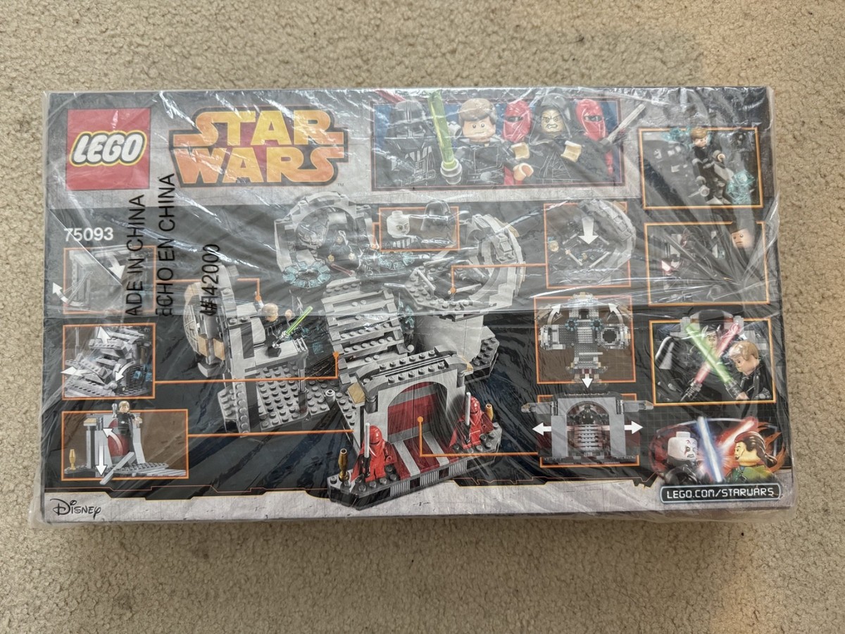 75093 DEATH STAR FINAL DUEL rotj star wars lego sealed NEW legos