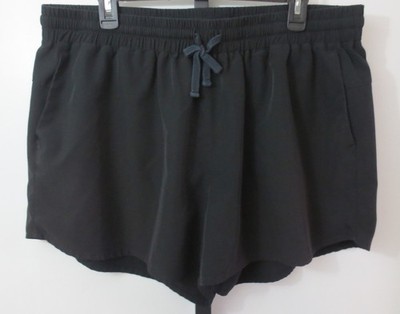 Threads 4 Thought Womens Pull On Shorts Size XXL Black 3.5'' Inseam Pockets