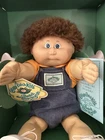 CPK CABBAGE PATCH DOLL JESMAR BOY FUZZY BROWN HAIR BLUE EYES BLACK SIG UNDATED