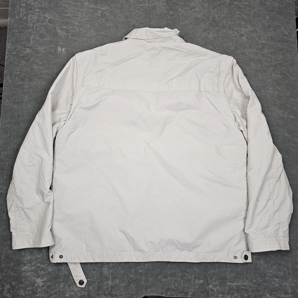 SCOTTeVEST Sterling Jacket Mens XL Beige Travel TEC Multi Pocket Lightweight Zip - Image 4 of 4