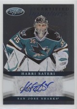 2012-13 Certified Signatures Harri Sateri #CS-SAT Auto 0d7y