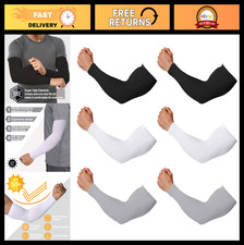 4 Pairs Cooling Arm Sleeves - Tattoo Cover Up for Men  Women - Sports Gear for