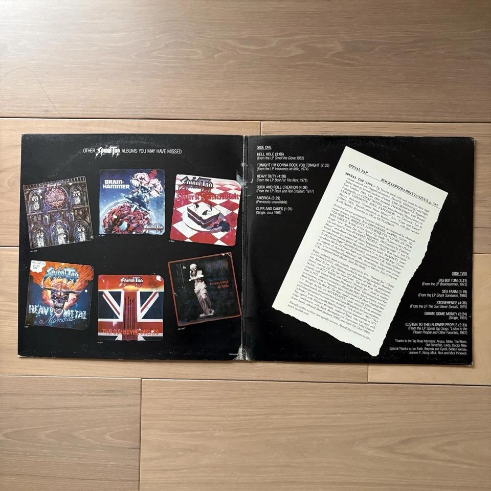 This Is Spinal Tap Soundtrack Vinyl LP 1984 Polydor Original Gatefold Stereo - Image 4 of 4