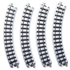 KATO Narrow Gauge Unitrack Curved Track, R183-45°, Set of 4, 52-220