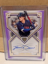 2022 Topps Definitive RC PURPLE AUTO Jarren Duran #'d 01/10 - SSP!