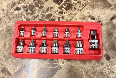 NICE Mac Tools STT13PT Stubby Shallow Torx Bit Driver 13 Piece Set T8-T60 USA