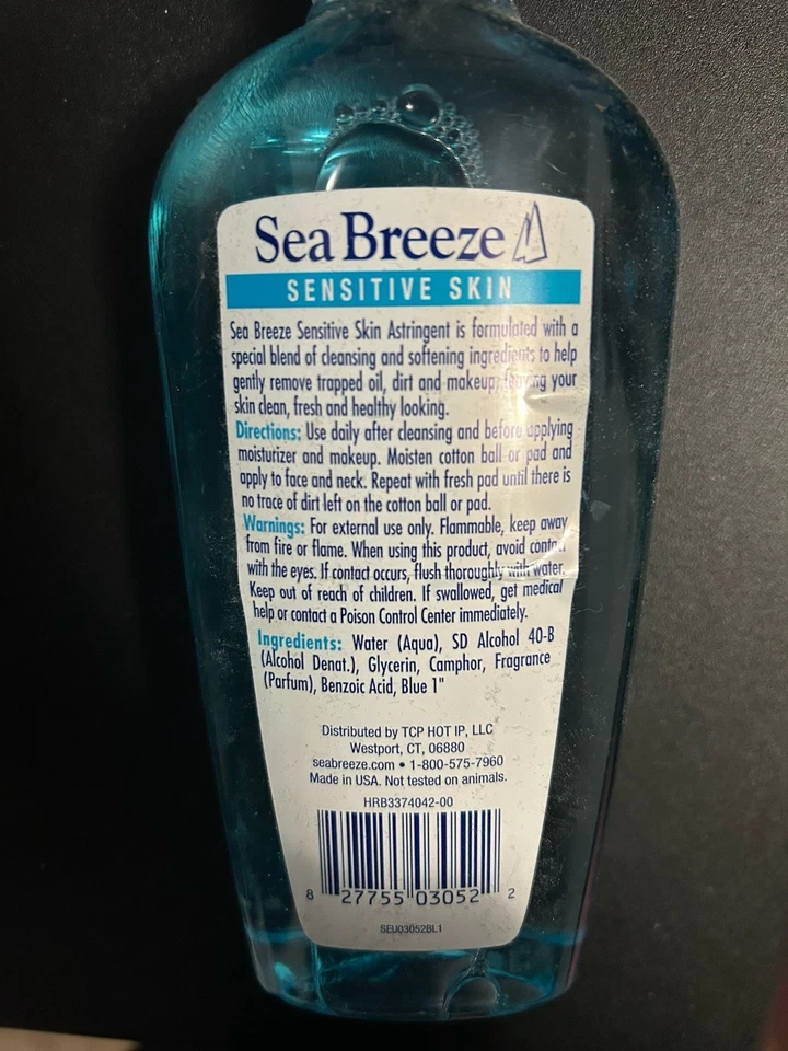 Sea Breeze 敏感肌肤收敛剂 10 液量盎司 — 第 2/2 张图片