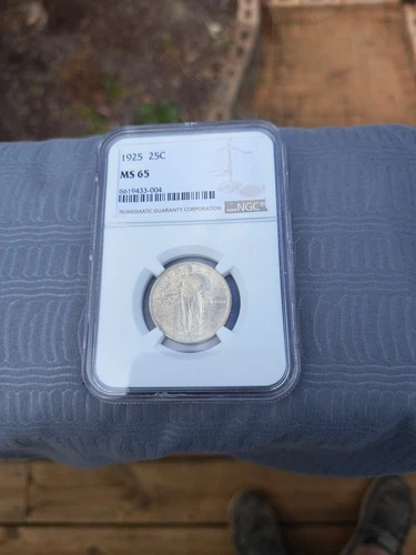 1925 25C NGC MS65 - Standing Liberty Quarter