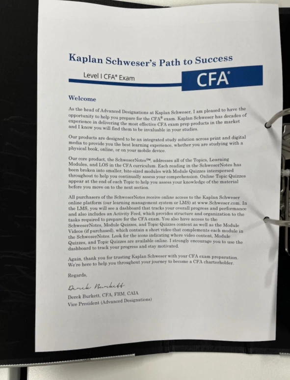 Kaplan Schweser Notes CFA Level 1 2025 (Books 1-4, Full Set, Compact, Critical) - Image 3 of 4