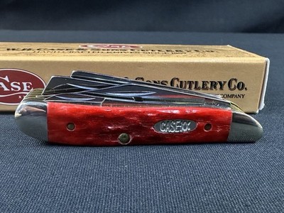 RARE 1996 Case XX Dark Red Jigged Bone 2.875