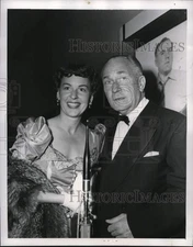 1951 Press Photo William Demarest and wife, Lucille, in Beverly Hills.