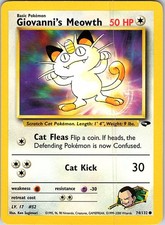 Giovanni's Meowth (74) Unlimited Common Gym Challenge 074/132 NM on eBay