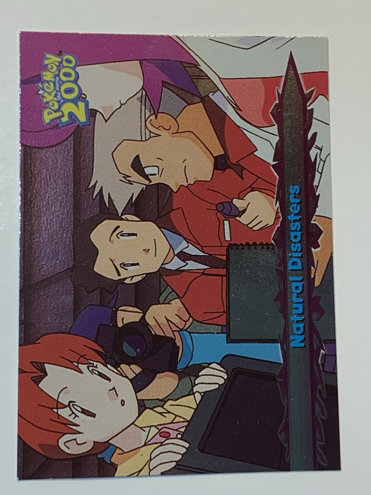 Topps Pokemon the Movie 2000 #37 Natural Disasters Silver Foil