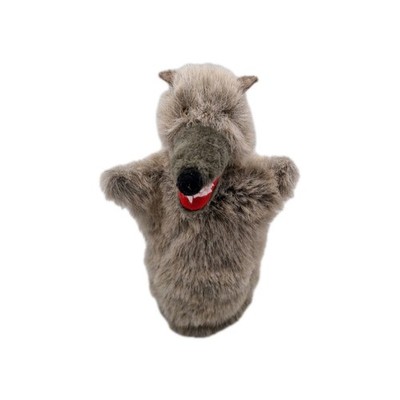 KERSA Künstlerpuppe Handpuppe Wolf Märchenfigur Puppe
