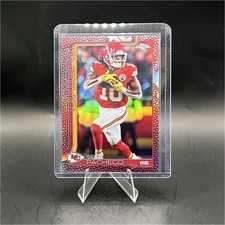 2025 Topps Chrome Pigskin Parallel Isiah Pacheco Kansas City Chiefs NFL #149