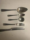 Gorham Etruscan Sterling Silver Flatware 5pc Place Setting +Knife Stainless 203G