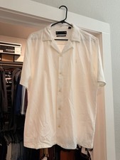 Allsaints White Button Up Size Large