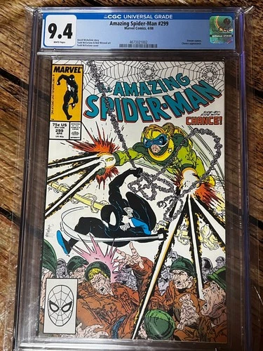 Amazing Spider-Man #299 – CGC 9.4 White Pages 1st Cameo Appearance of Venom