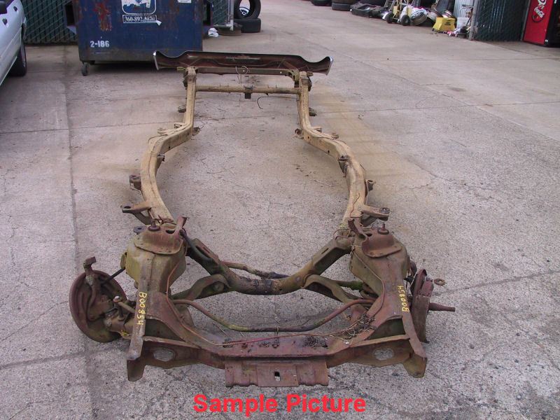 1957 1958 57 58 Ford Fairlane Galaxie Nice Solid Frame | eBay
