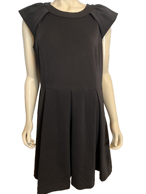 Cynthia Rowley Women's Knit Dress Black Cap Sleeve Pleated Size L | eBay Cynthia Rowley Women's Knit Dress Black Cap Sleeve Pleated Size L | eBay