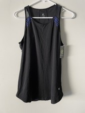womens yoga top racerback black fitness gym