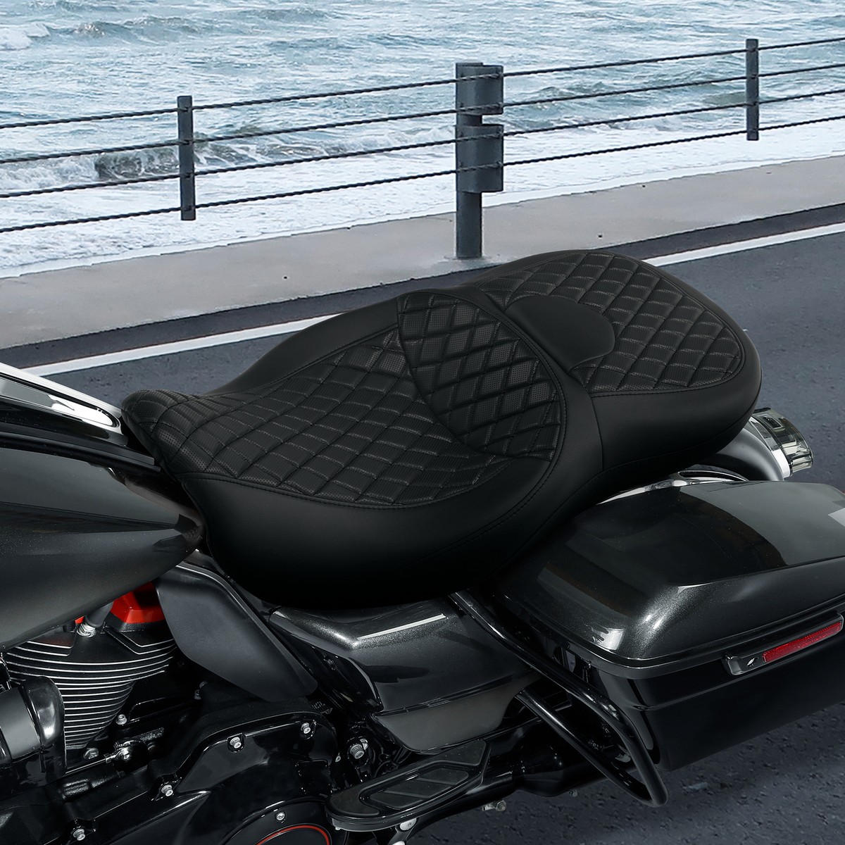 Harley-Davidson バディシート ハーレー純正□バッドランダーシート ブラック 【18年以降