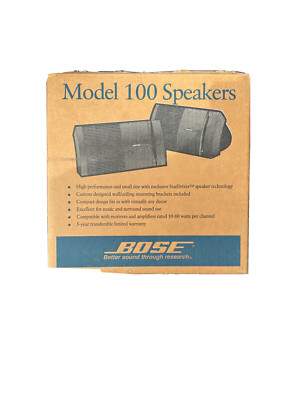 Bose Model 100 Bookshelf Speakers for sale online | eBay