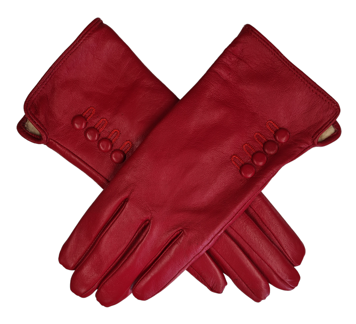 Guanti Da Donna In Vera Pelle Morbida Di Qualita' Invernale - Foto 9