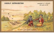 Glanzbilder -COR10566 - Schokolade Gu&eacute;rin boutron  Jagden Und P&ecirc;ches filet