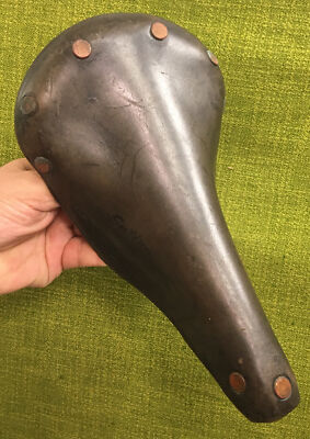 Vintage Sutton SPEEDIC PROFESSIONAL Leather Saddle Copper Rivets TAKAHASHI Japan
