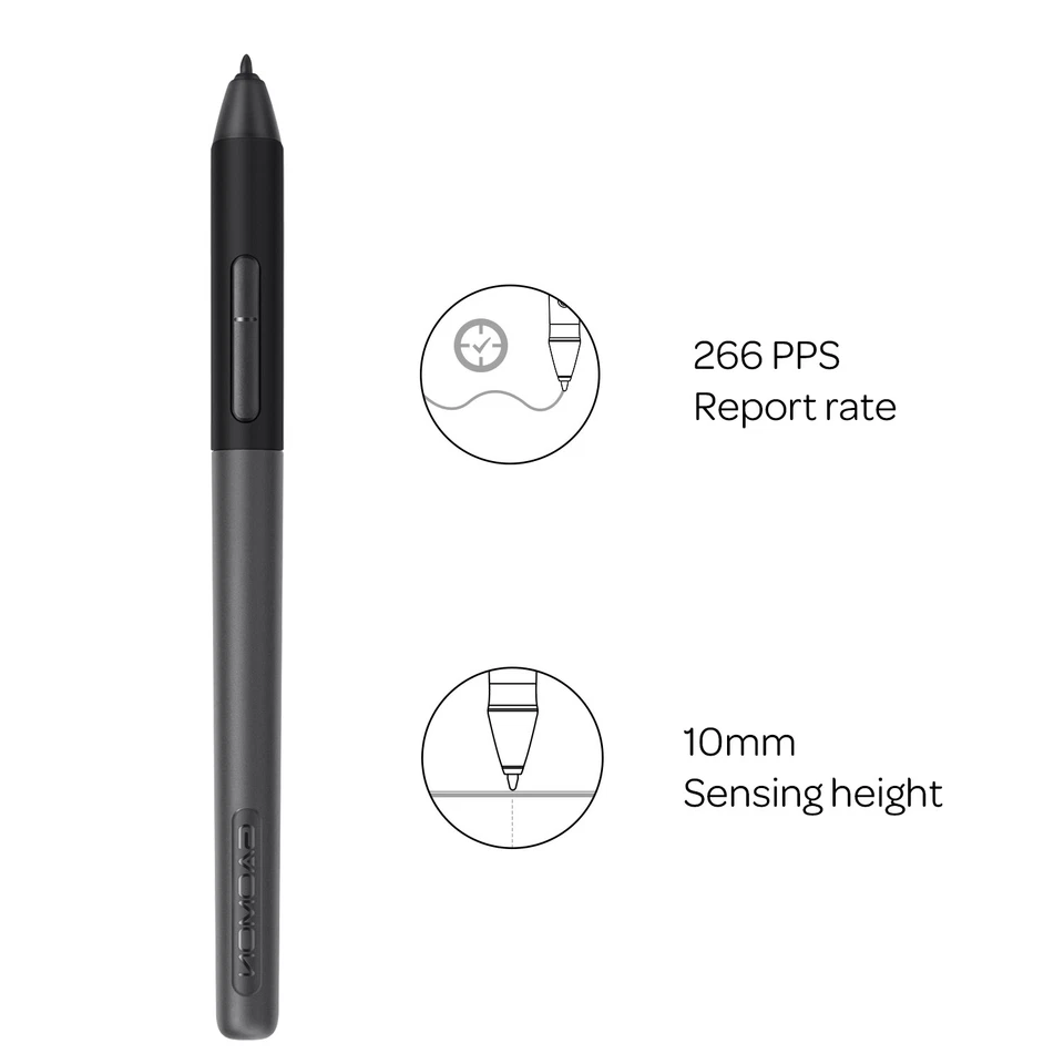 Gaomon AP50 Digital Passive Pen with 8192 Levels Pen Pressure for PD1161/PD1220 - Image 3 of 4