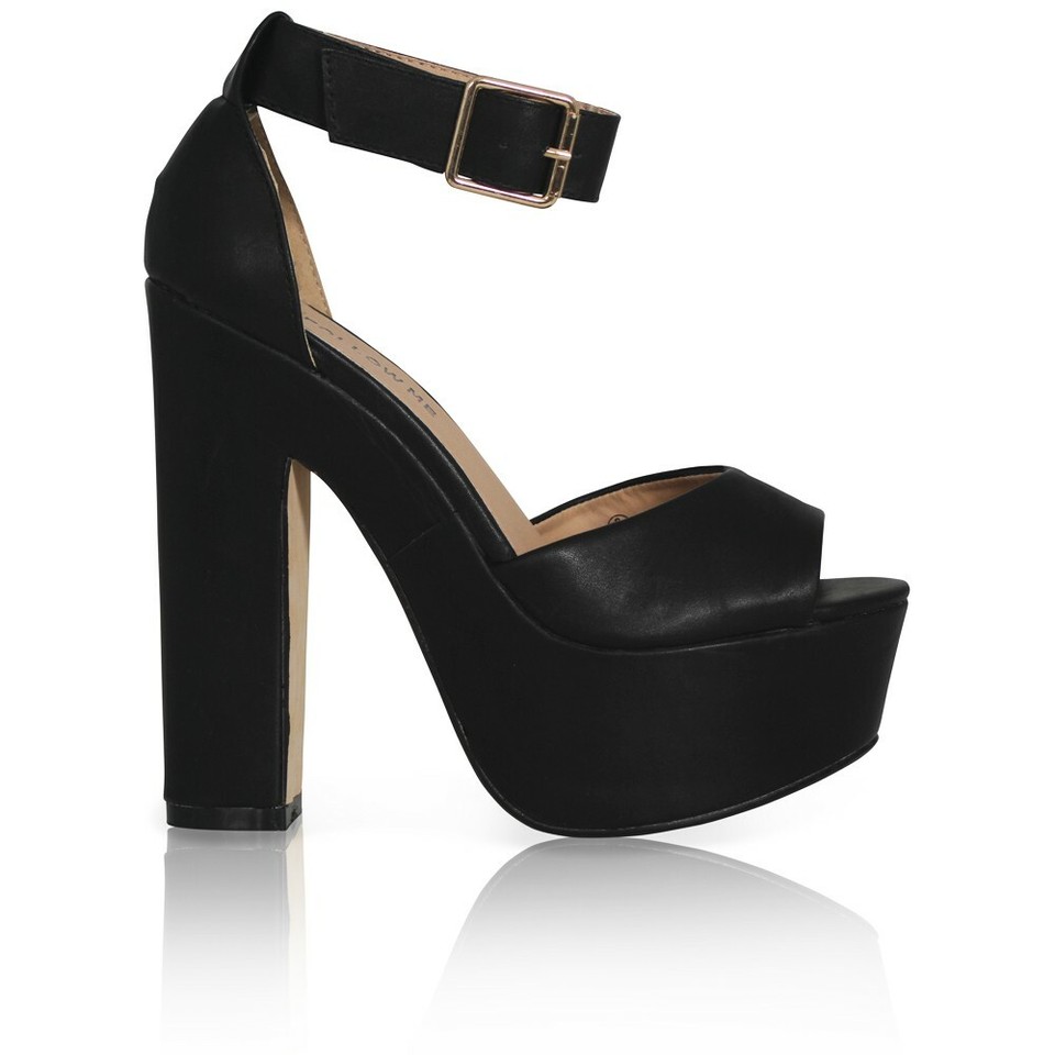Emery Platform High Chunky Heel Ankle Strap Sandals main image 0