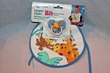 NEW LUV N' CARE VINTAGE 1997 MONKEY & GIRAFFE BIB  WITH PACIFIER