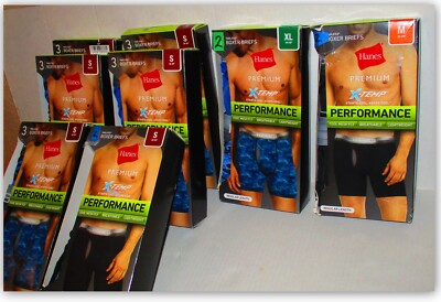 Hanes Premium PERFORMANCE Boxer Brief REGULAR LEG XTEMP COOL MESH FLY Breathable