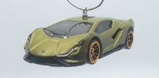 Christmas Ornament for Lamborghini Sian FKP 37 Olive Green/Black