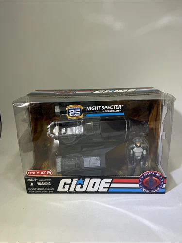 25th Anniversary GI Joe Night Specter w/ Grand Slam Target Excl. MIB Vehicle #ML