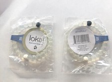 Beaded Toys for Tots Stretch Bracelet Set of 2