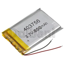 403756, Replacement Internal Lithium Polymer Battery 3.7V 800mAh