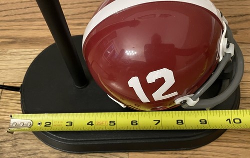 Alabama Crimson Tide Officially Licensed Riddell Mini Football Helmet Table Lamp - Picture 7 of 10