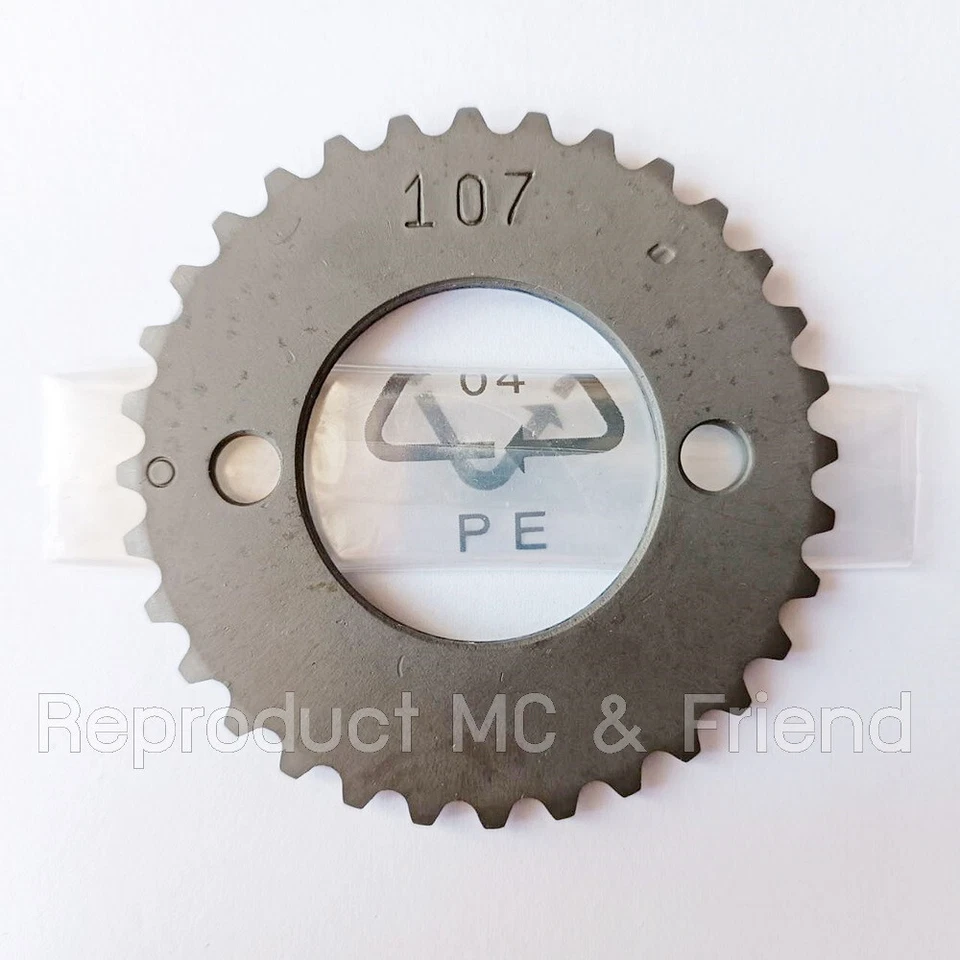 Piñón de leva 32T Honda CB100 CL100 CL125S CT125 SL100 SL125 XL100 XL125 TL125 Foto 2 de 4