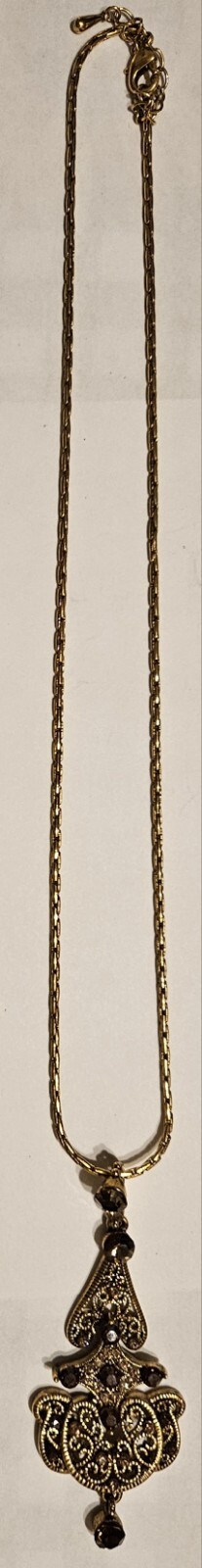 Camrose & Kross Jacqueline Jackie Kennedy Necklace/Pendant JBK 18" chain RARE!