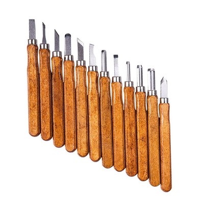 12 Teile/Set Kreative Holzschnitzwerkzeuge Kit Zum Selbermachen Handschnitzwerkzeuge Anfänger