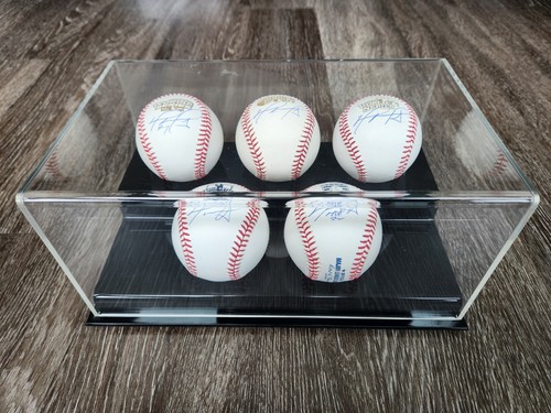 David Ortiz's 5 Historical Moments Baseballs Autographed Boston Red Sox - Picture 3 of 5
