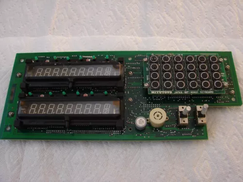 Mitutoyo MP-45402 Counter Main Board With MP-40401 Keyboard 